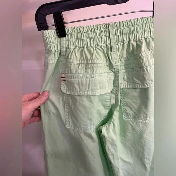 Urban Outfitters BDG Lime‎ Green Wide Leg Cargo Pants Size Medium. - Picture 3 of 6